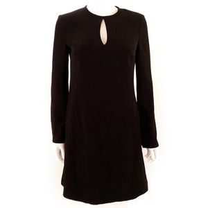 RALPH LAUREN elegant long sleeved black dress LBD